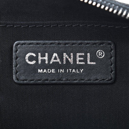 Chanel Grained Calfskin Quilted Casual Rock Waist Bag Fanny Pack Black 5 of 8