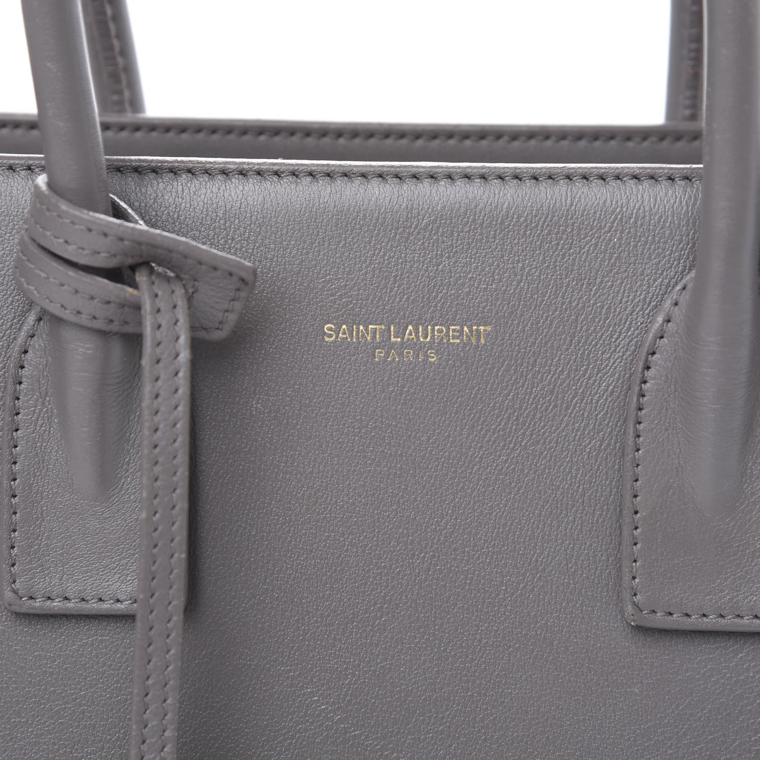 Saint Laurent Calfskin Baby Sac de Jour Fog 6 of 16