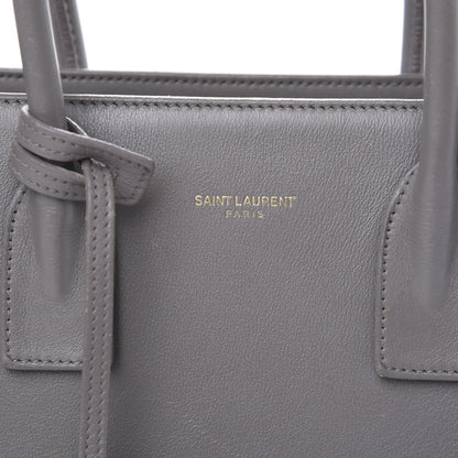 Saint Laurent Calfskin Baby Sac de Jour Fog 6 of 16