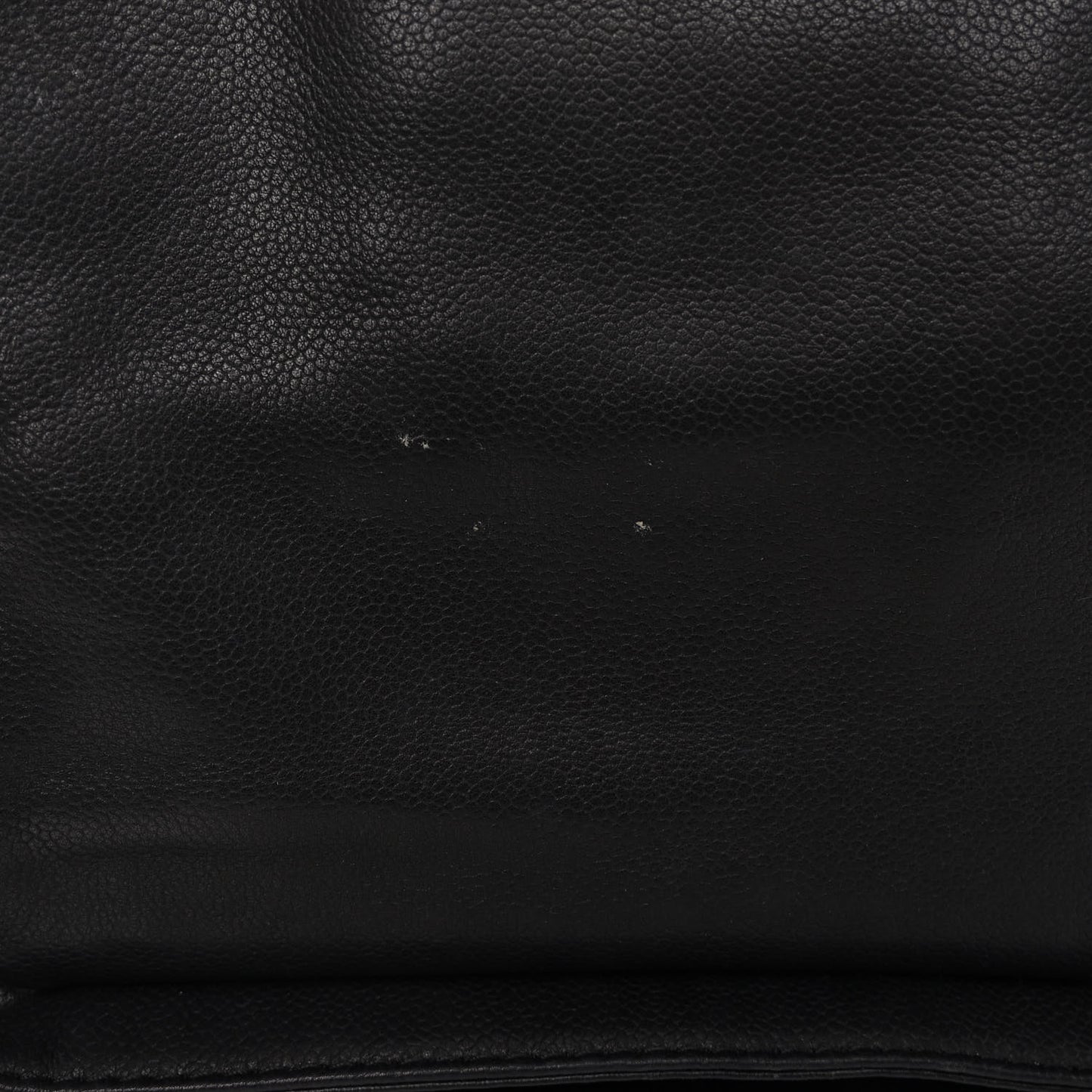 Caviar Half Moon Large Flap Black