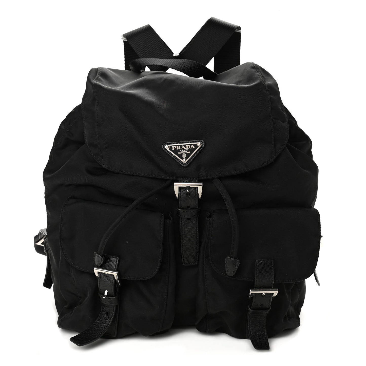Nylon Vela Medium Backpack Black