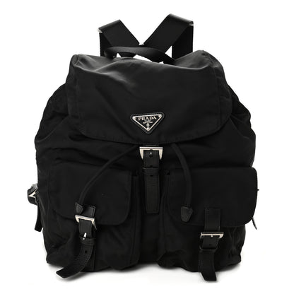 Prada Nylon Vela Medium Backpack Black 1 of 9