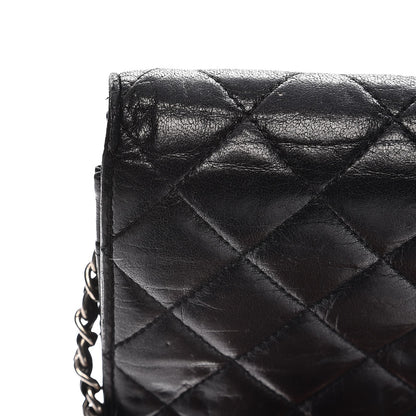 Chanel Lambskin Quilted Reissue Wallet On Chain WOC Black 11 of 13