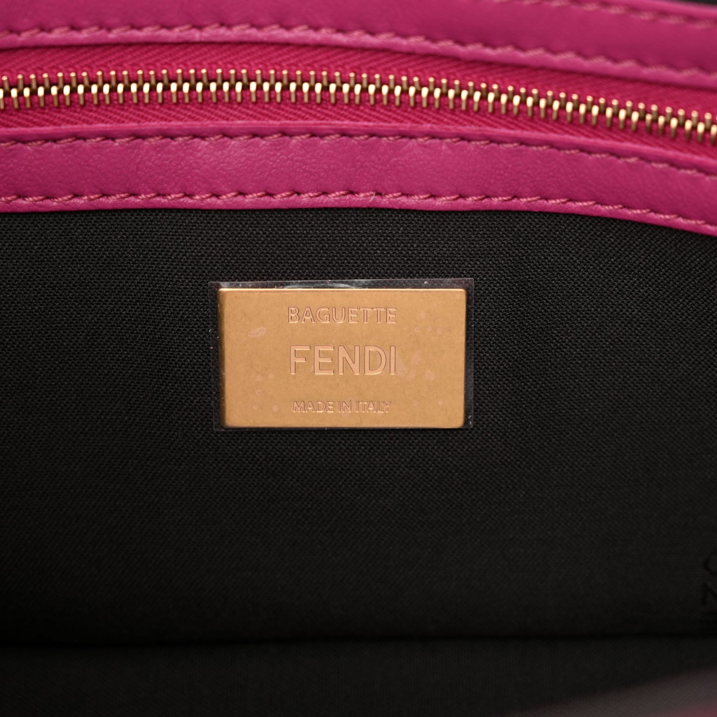 Nappa FF 1974 Embossed Baguette Ciclamino Pilar