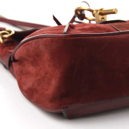 Chloe Suede Small Lexa Shoulder Bag Sienna Red 6 of 11