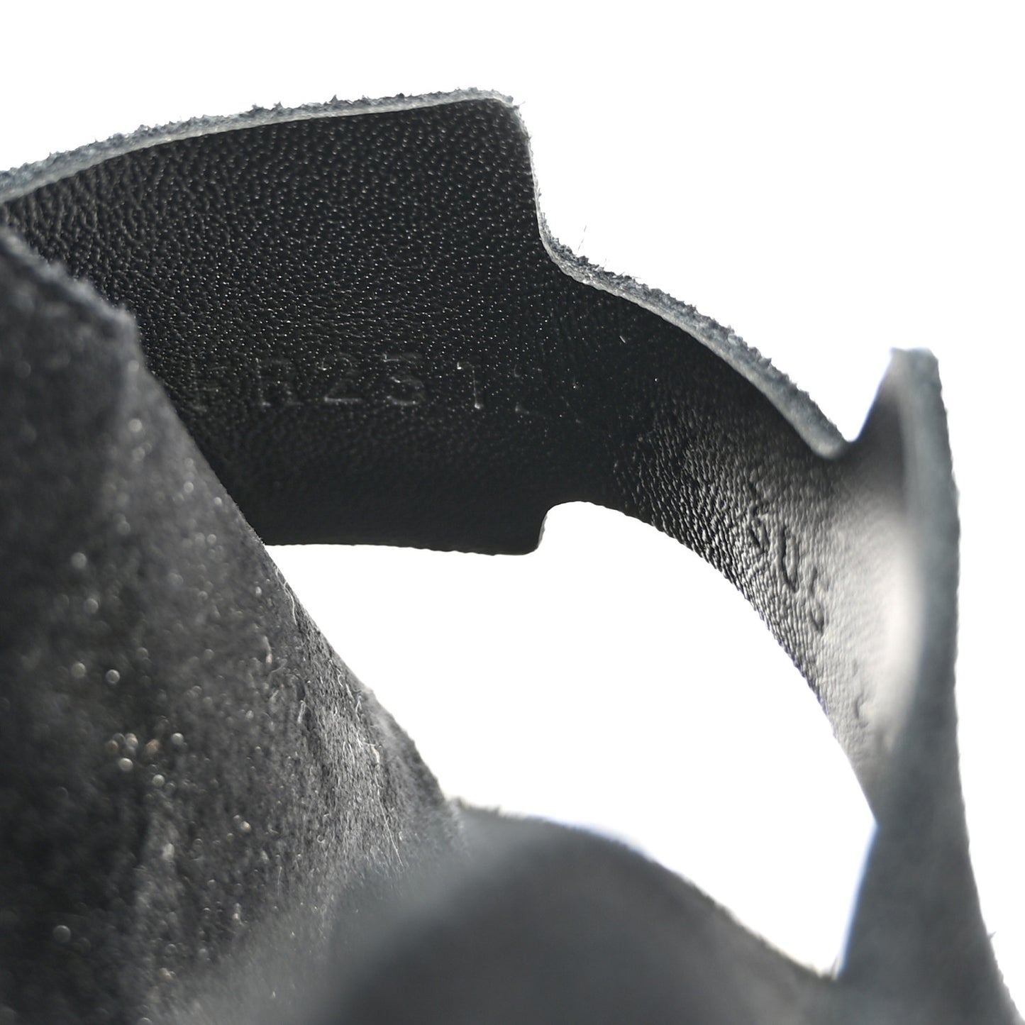 Suede Calfskin Go Mules 38.5 Black