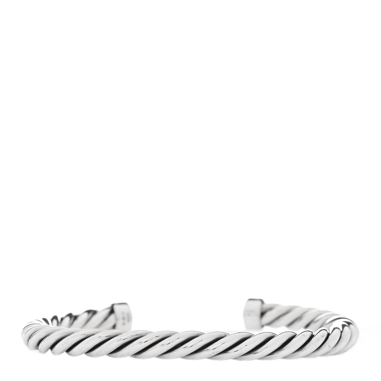 Sterling Silver Lapis Lazuli 6mm Cable Classic Cuff Bracelet