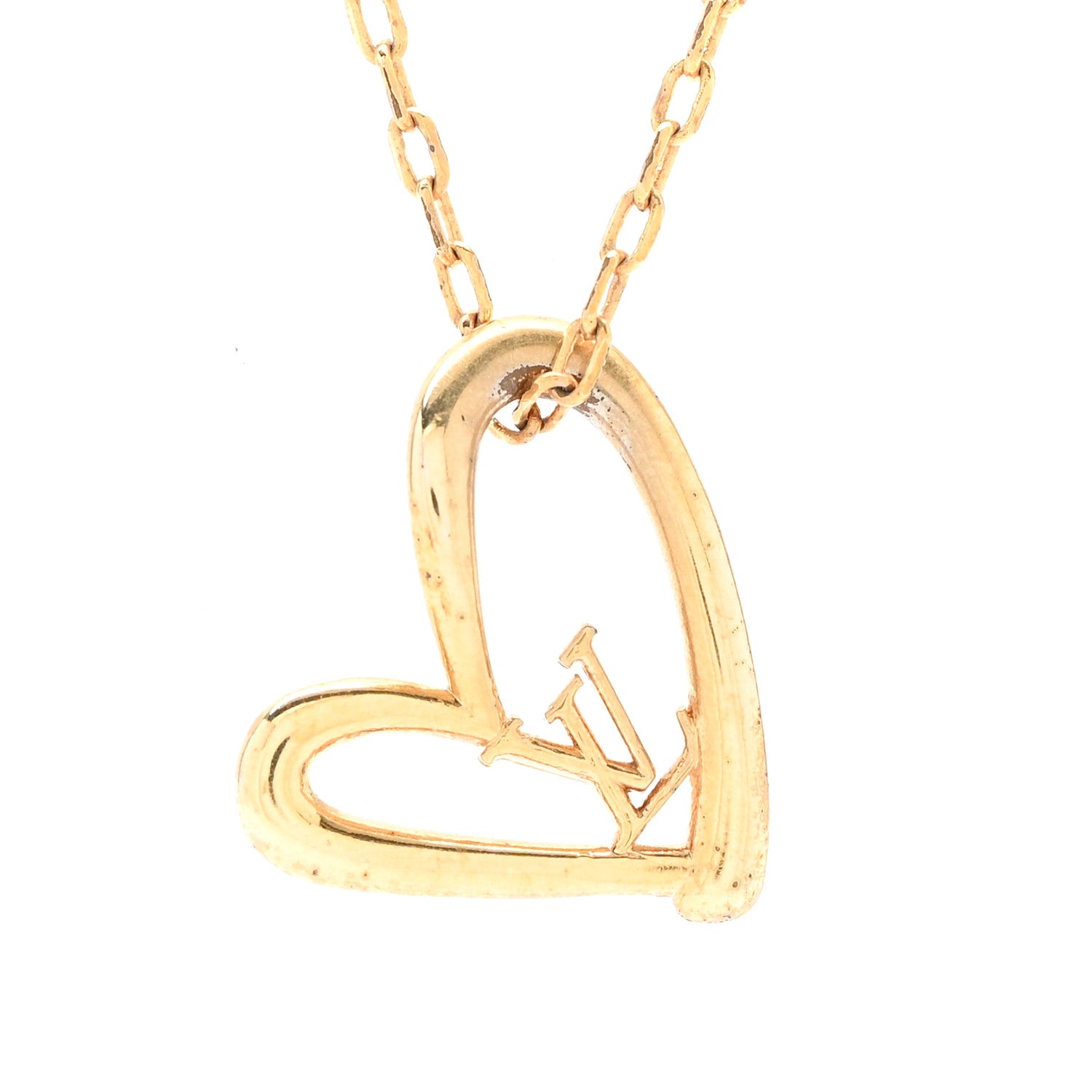 Louis Vuitton Metal Fall In Love Necklace 4 of 6