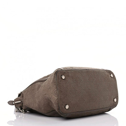 Louis Vuitton Monogram Lambskin Antheia IXIA MM Chocolate 4 of 19