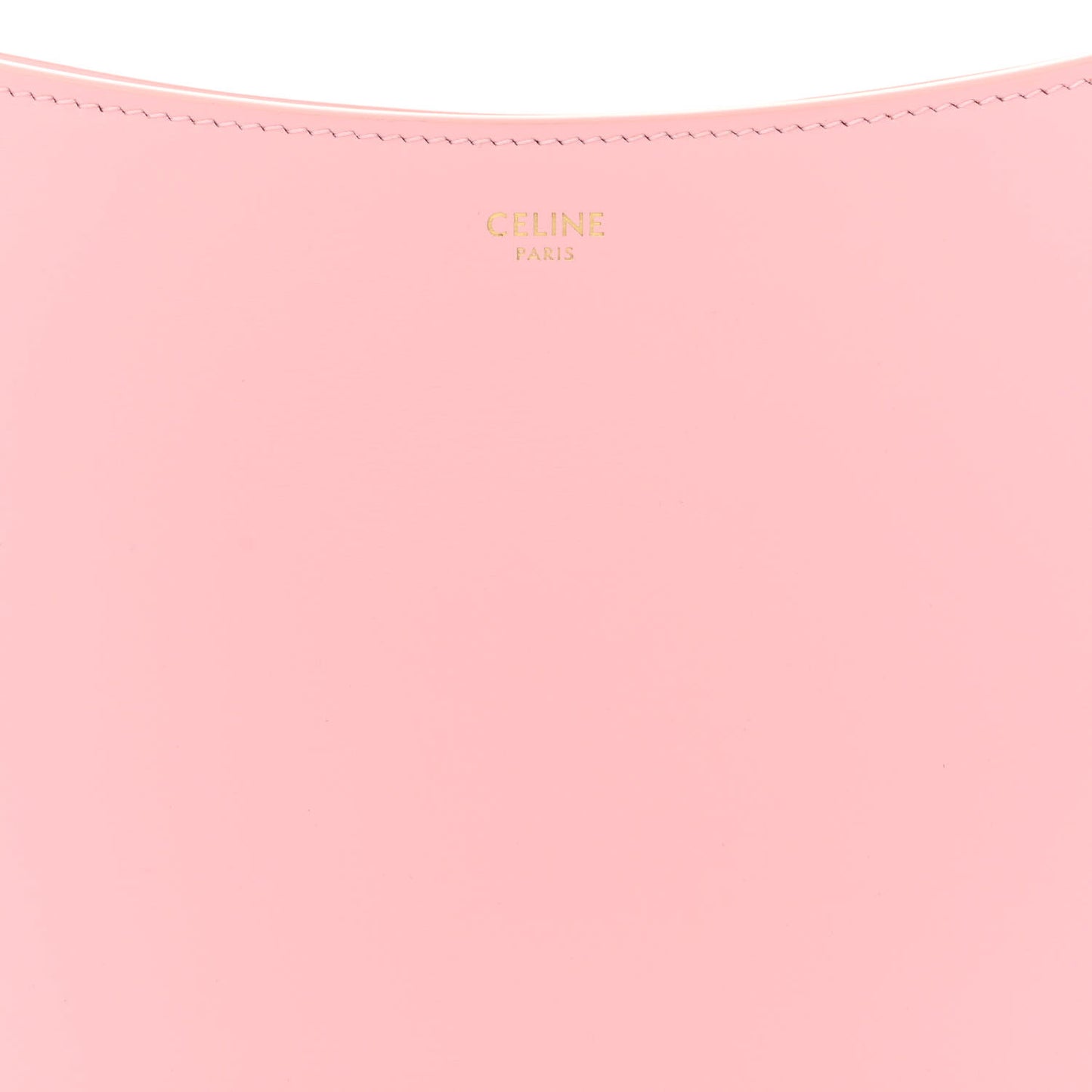 Shiny Calfskin Medium Croque Bag Pink