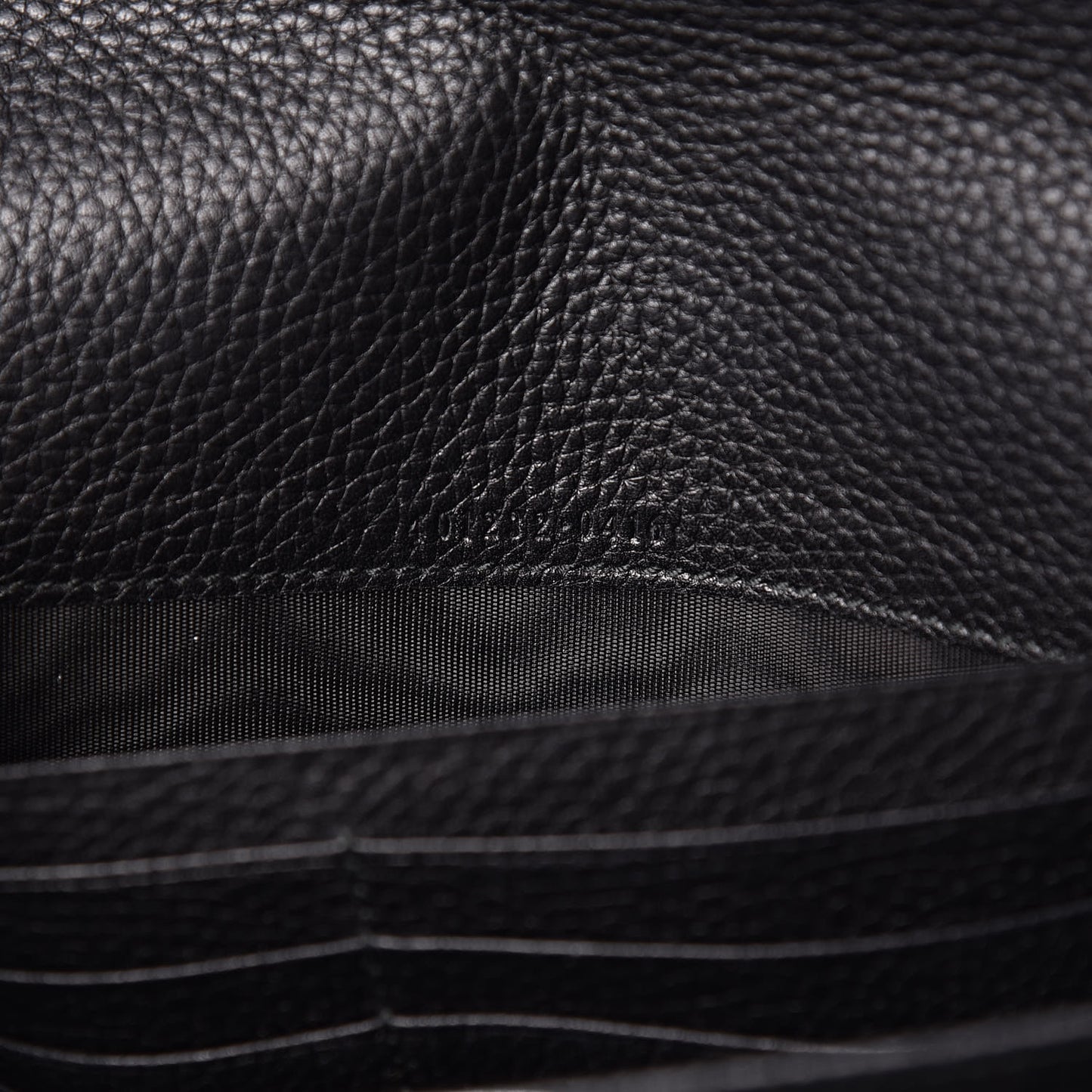 Calfskin GG Marmont Chain Wallet Black