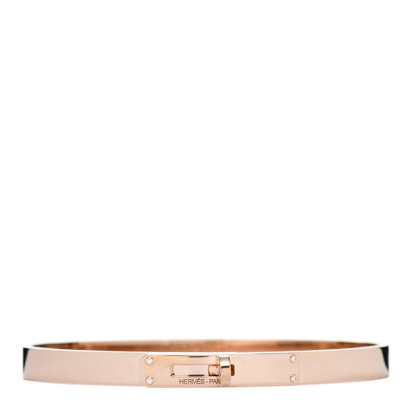 18K Rose Gold Diamond PM Kelly Bracelet LG