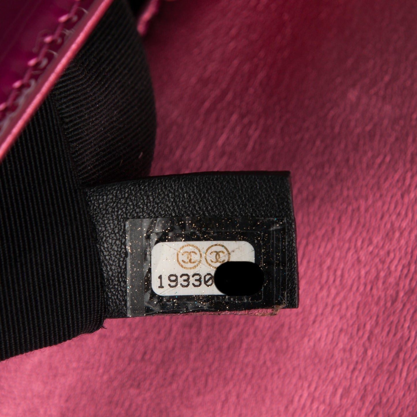 Metallic Patent Calfskin Quilted Medium Boy Flap Pink