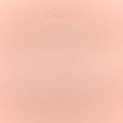 Gucci Nappa Bamboo Web Mini Nymphaea Top Handle Bag Perfect Pink Mystic White 9 of 11