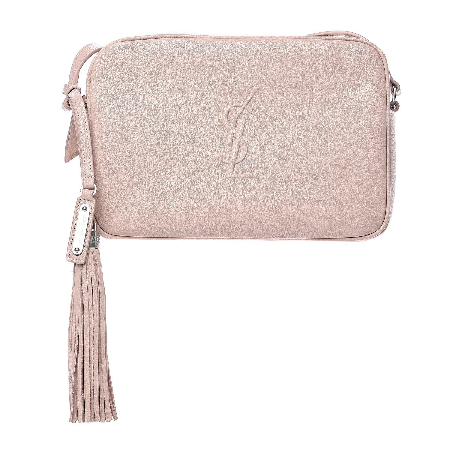 Saint Laurent Lambskin Monogram Small Lou Camera Bag Marble Pink 1 of 9