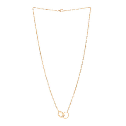Cartier 18K Yellow Gold Interlocking LOVE Necklace 3 of 5