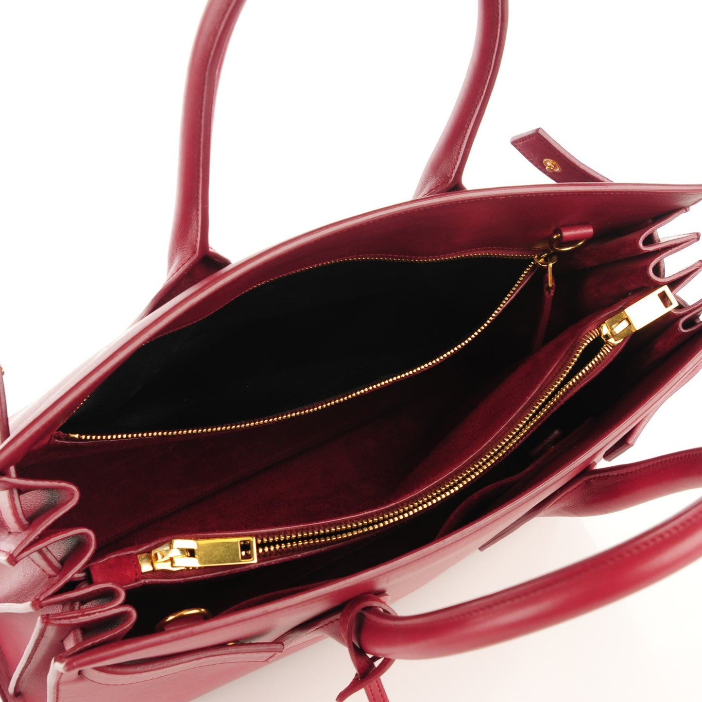Calfskin Small Sac De Jour Oxblood
