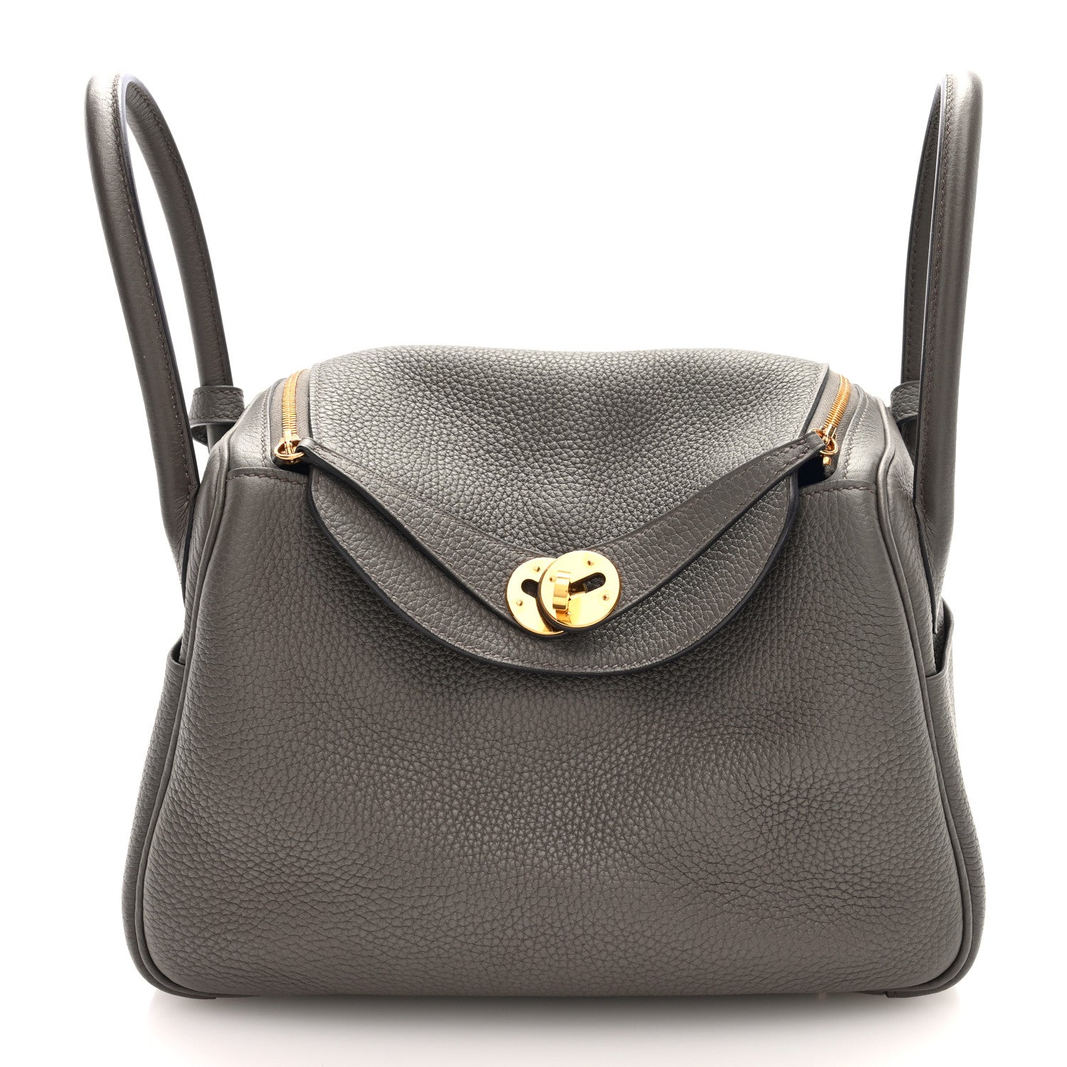 Hermes Taurillon Clemence Lindy 26 Etain 1 of 11