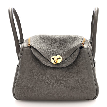 Hermes Taurillon Clemence Lindy 26 Etain 1 of 11