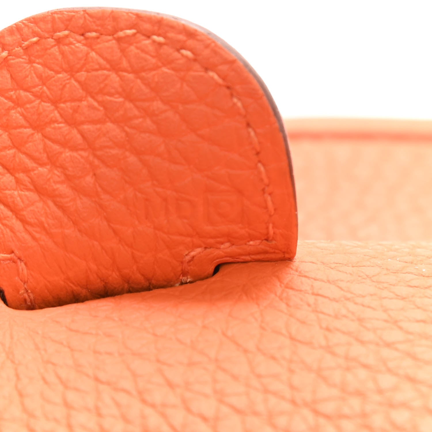 Hermes Taurillon Clemence Evelyne III GM Orange 7 of 10