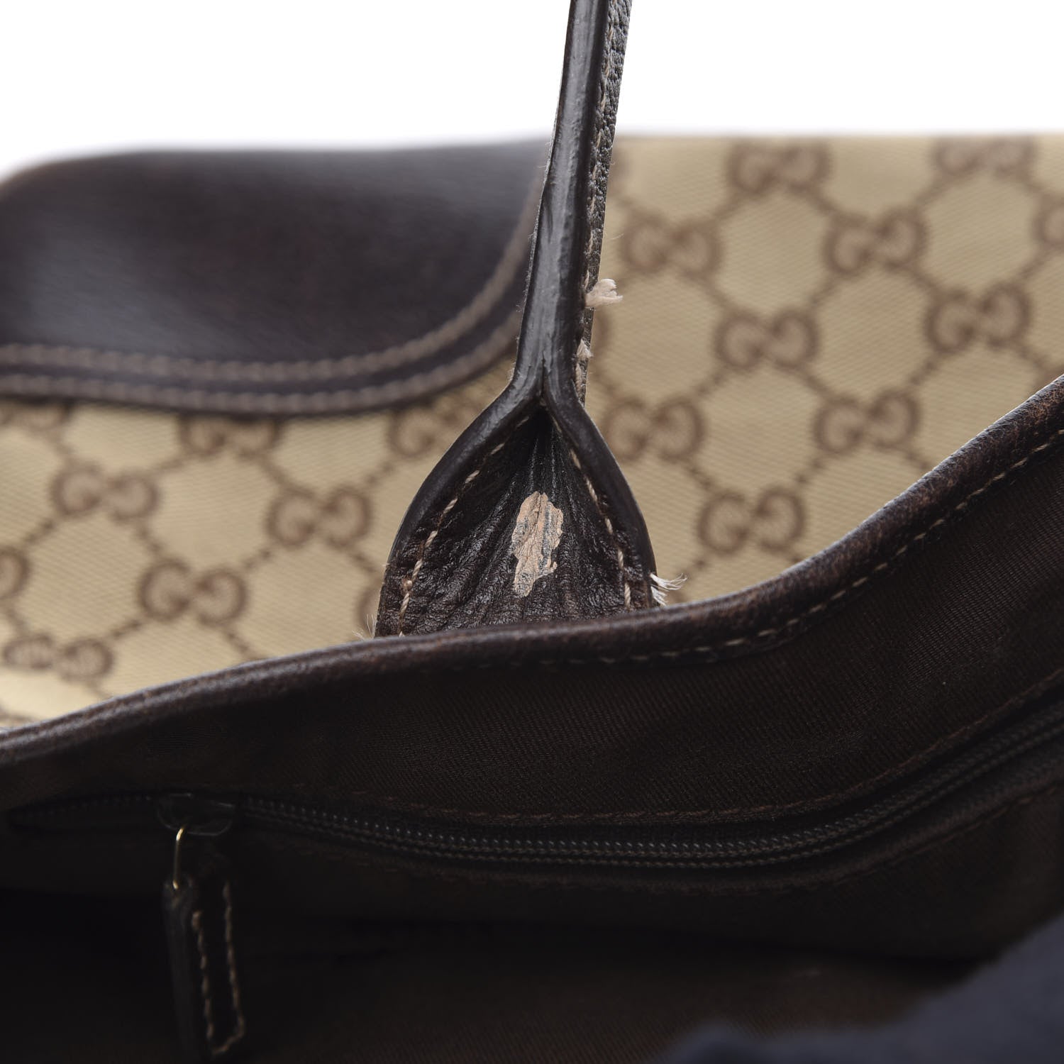 Gucci Monogram Medium Princy Tote Dark Brown 18 of 18