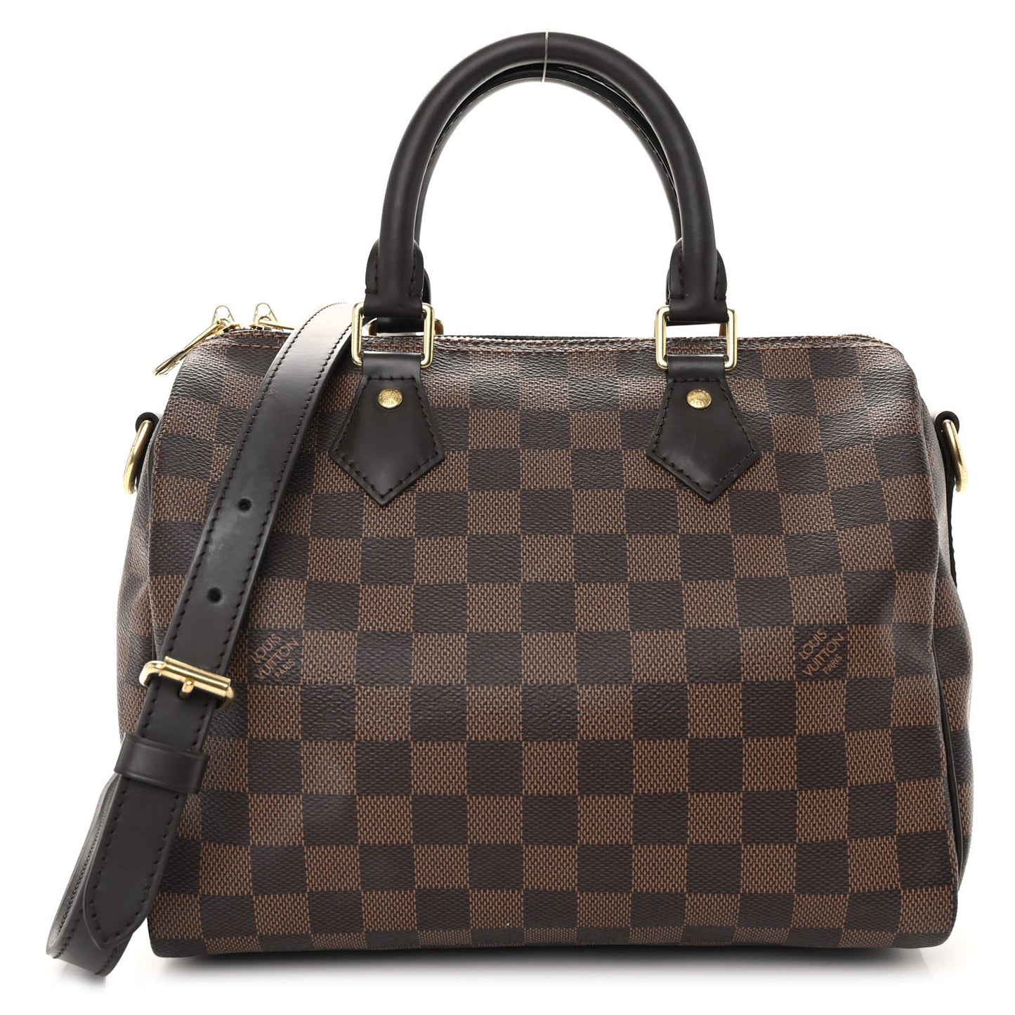 Damier Ebene Speedy Bandouliere 25