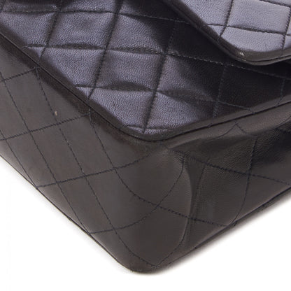 Chanel Lambskin Quilted Medium Double Flap Black 4 of 9