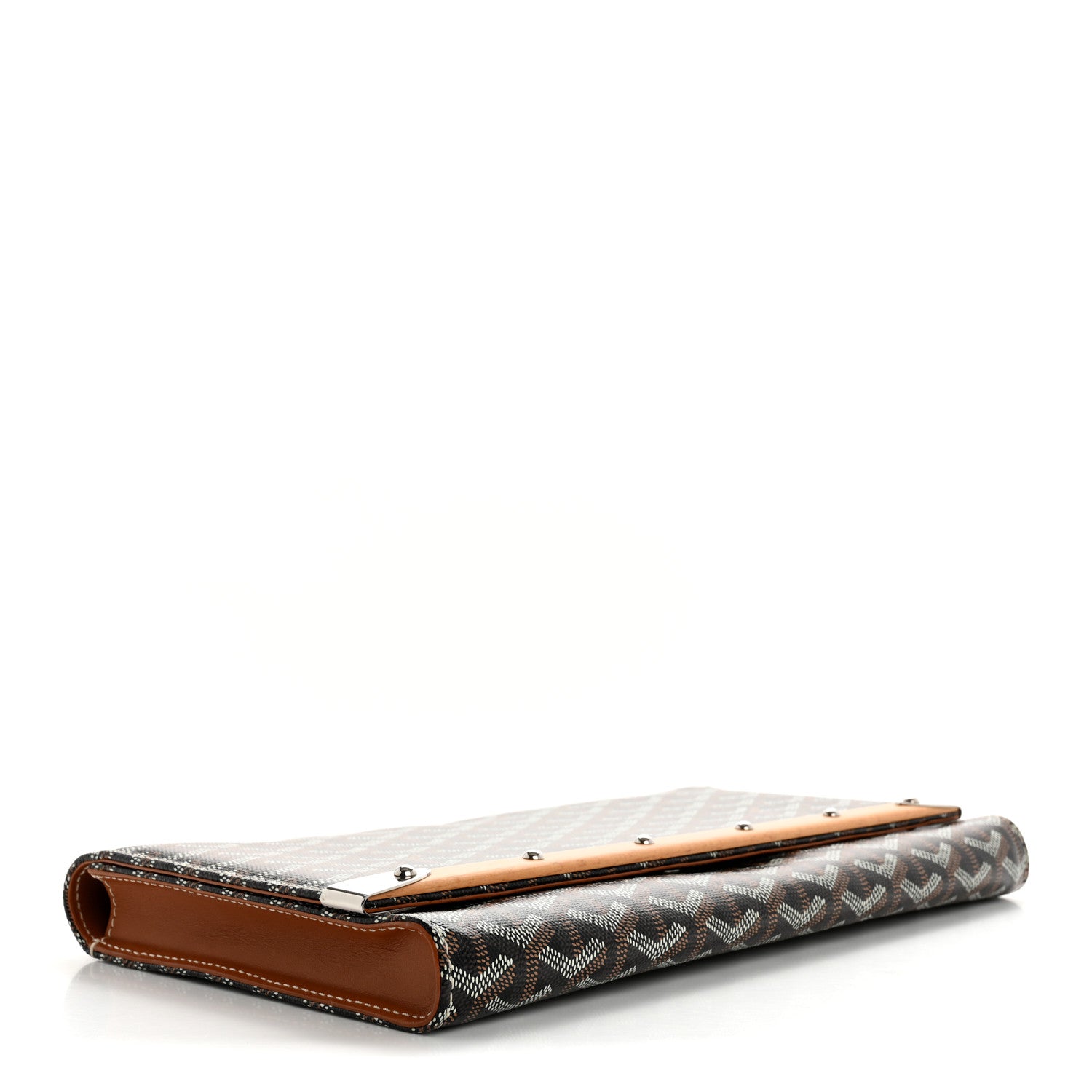 Goyard Goyardine Monte Carlo Bois Clutch Black 4 of 8
