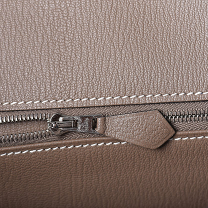Hermes Togo Horseshoe Birkin 30 Black Etoupe 21 of 33