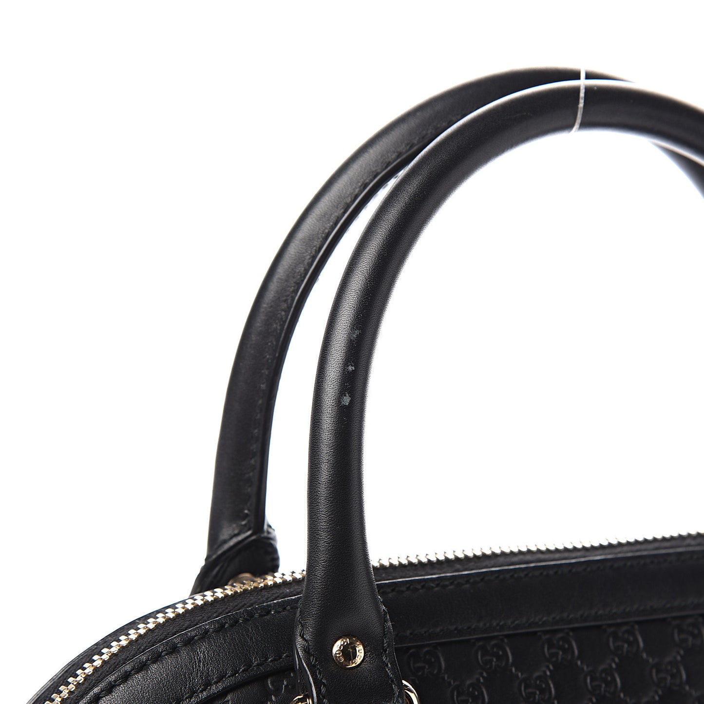 Microguccissima Medium Dome Bag Black
