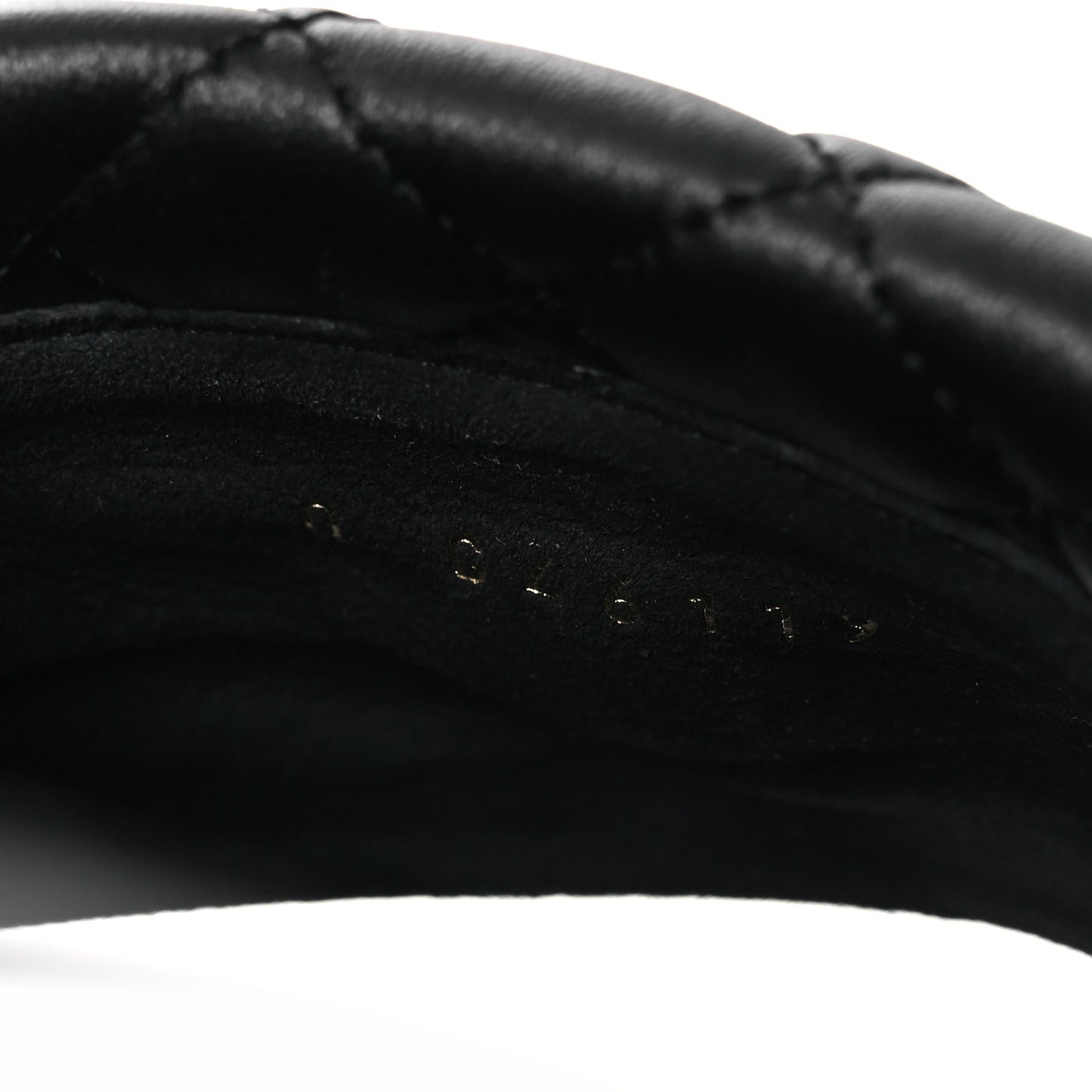 Lambskin Quilted Turnlock Flat Mules 39 Black 39.5 Black