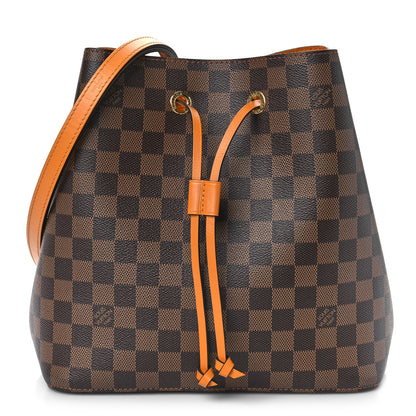 Louis Vuitton Damier Ebene Neonoe MM Safran 1 of 9