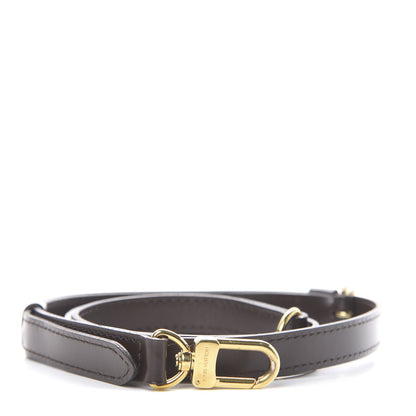 Louis Vuitton Calfskin 16mm Adjustable Shoulder Strap Brown 1 of 2