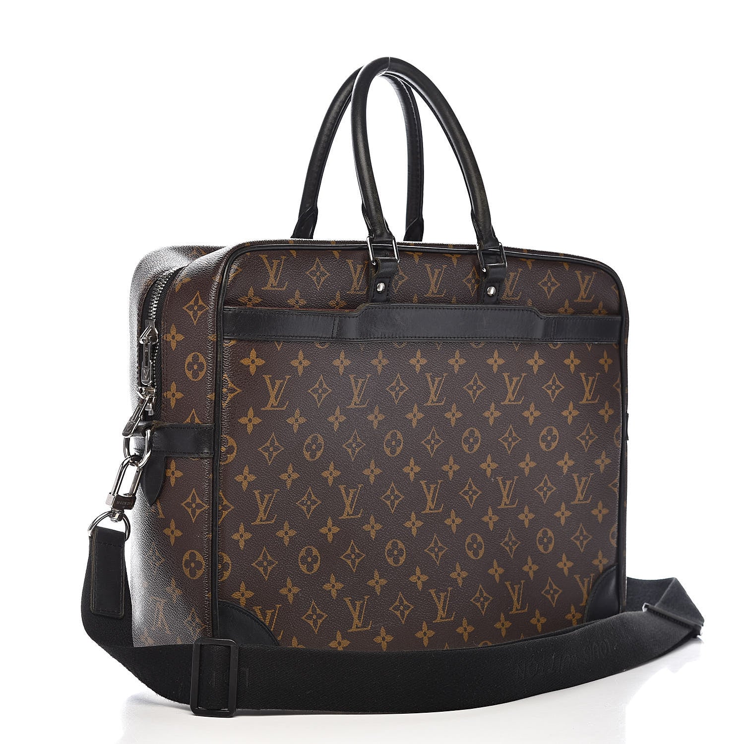 Louis Vuitton Monogram Macassar Porte-Documents Voyage GM 3 of 20