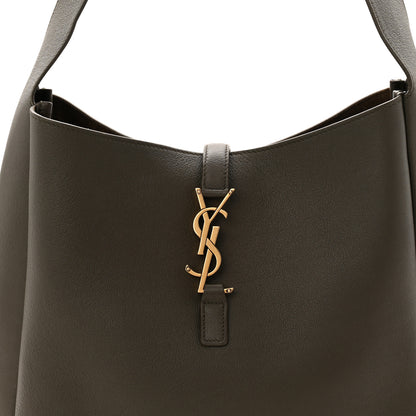 Saint Laurent Smooth Calfskin Large Le 5 A 7 Soft Hobo Light Musk 8 of 10
