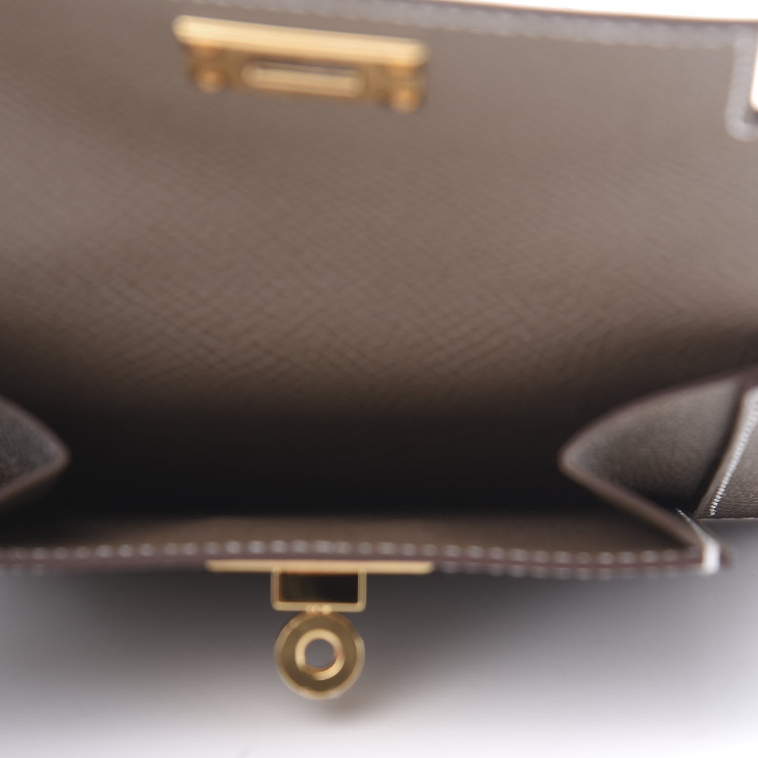 Hermes Epsom Kelly Pocket Compact Wallet Etoupe 5 of 7