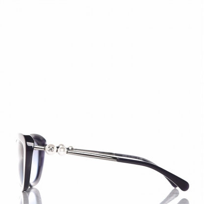 Chanel Acetate Pearl Cat Eye Sunglasses 5340-H Blue 3 of 10