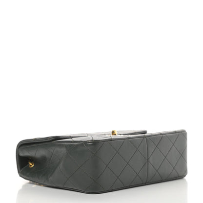 Chanel Lambskin Quilted Mini Square Flap Dark Green 4 of 11