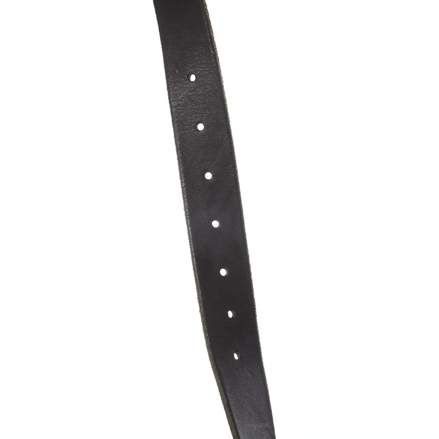 Gucci Cuoio Toscano Nickel Double G 30mm Belt 75 30 Black 5 of 5
