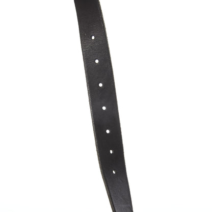 Gucci Cuoio Toscano Nickel Double G 30mm Belt 75 30 Black 5 of 5