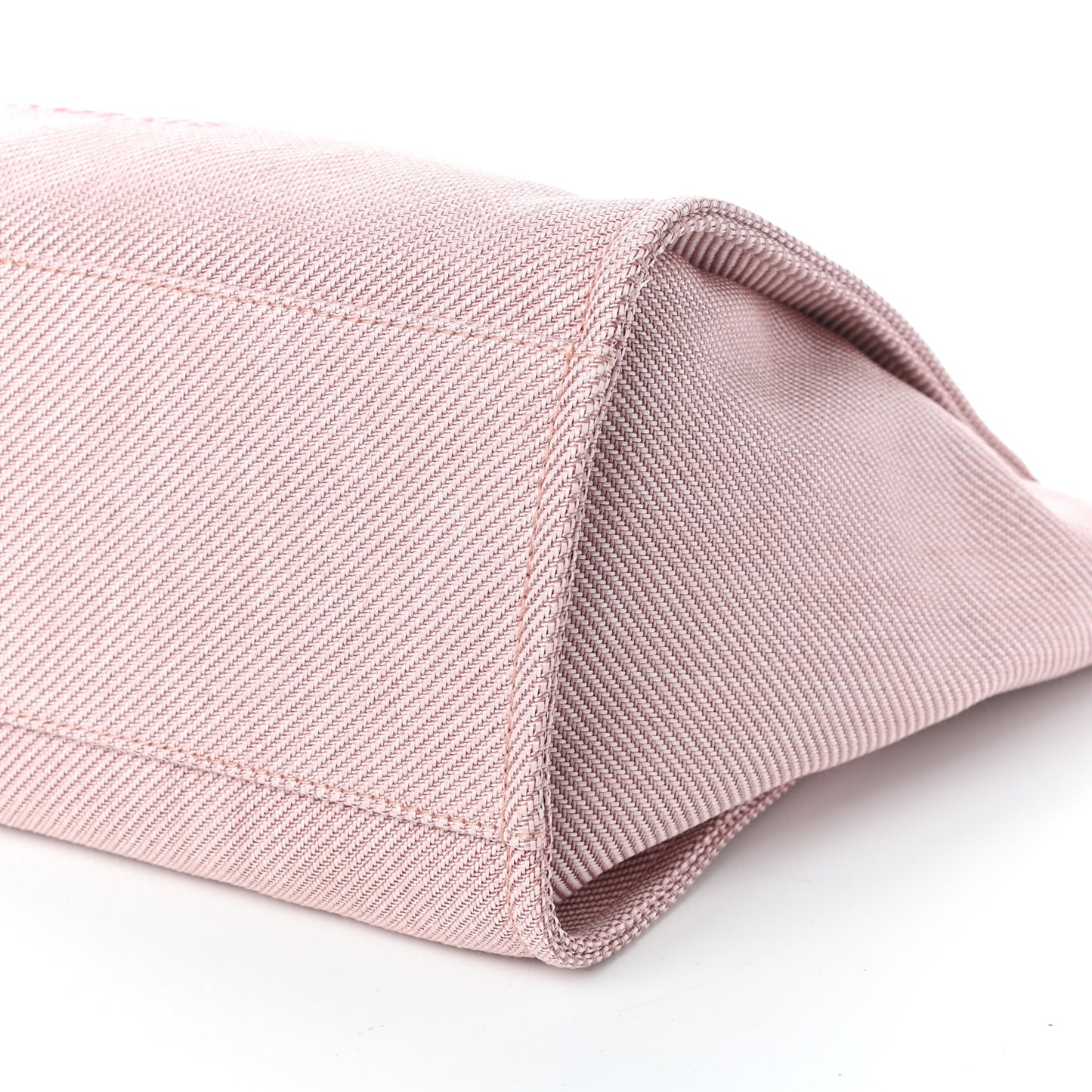 Mixed Fibers Calfskin Medium Deauville Tote Pink