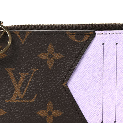 Louis Vuitton Monogram Zipped Romy Card Holder Bubble Tea 7 of 7