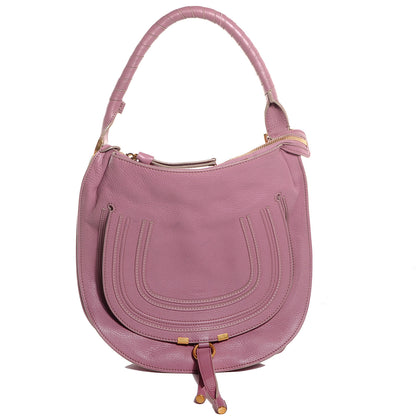 Chloe Calfskin Medium Marcie Hobo Velvet Mauve 1 of 12