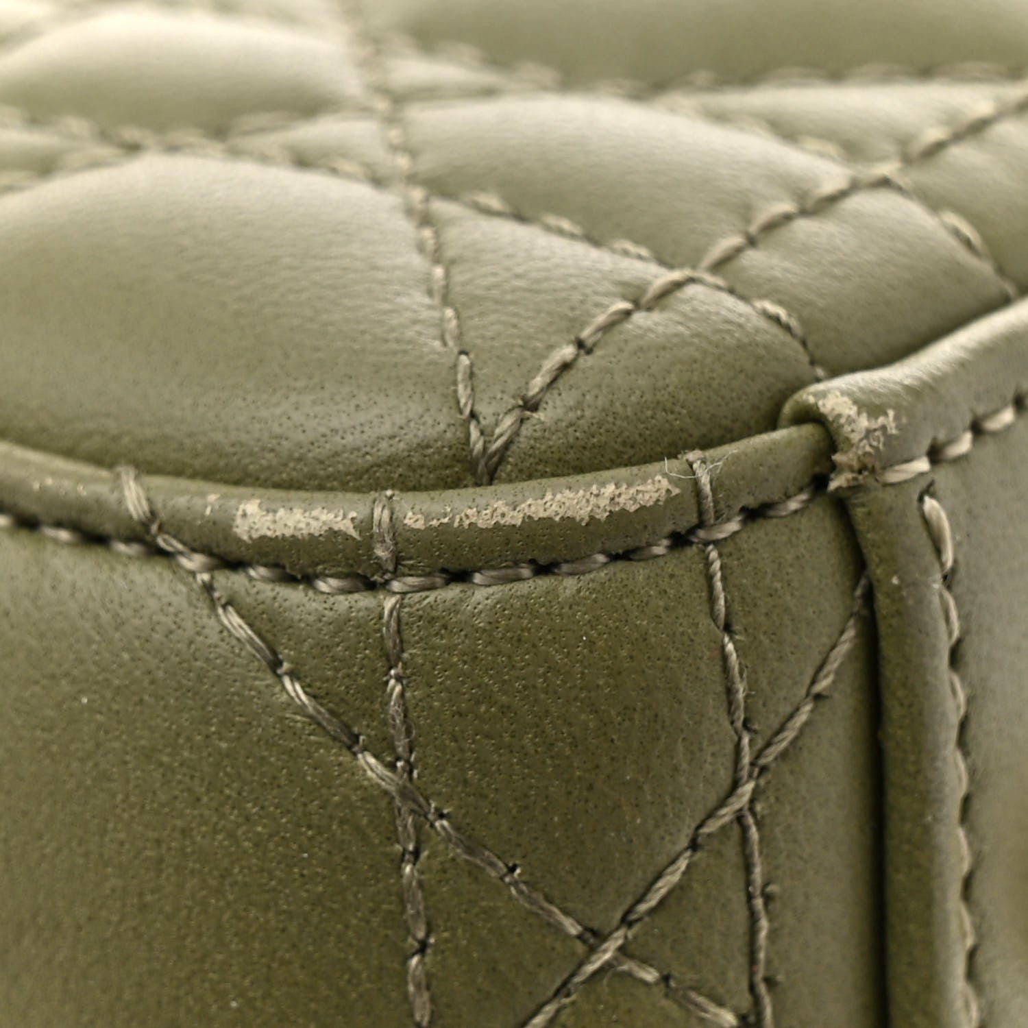 Christian Dior Lambskin Cannage Small My ABCDior Lady Dior Green 16 of 16