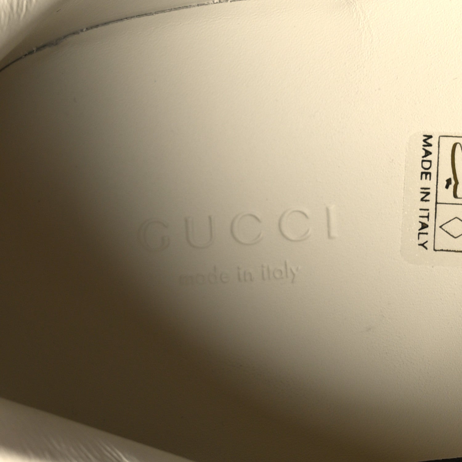 Gucci GG Supreme Monogram Fake/Not Womens Ace Sneakers 39.5 Beige New Shamarock Brown Sugar 8 of 9