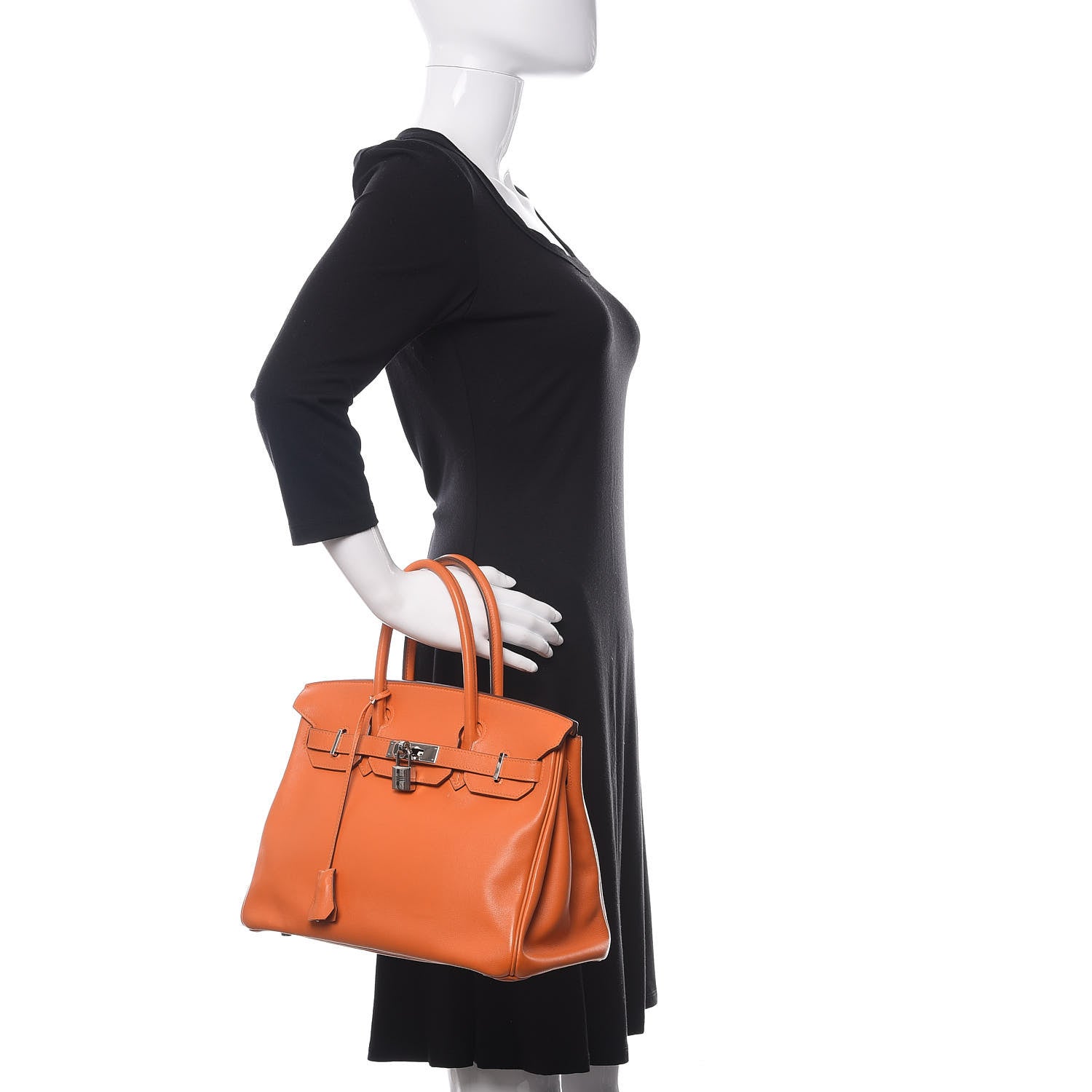 Hermes Swift Birkin 30 Orange 2 of 13