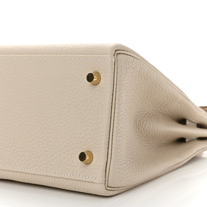 Hermes Togo Kelly Retourne 28 Craie 10 of 11
