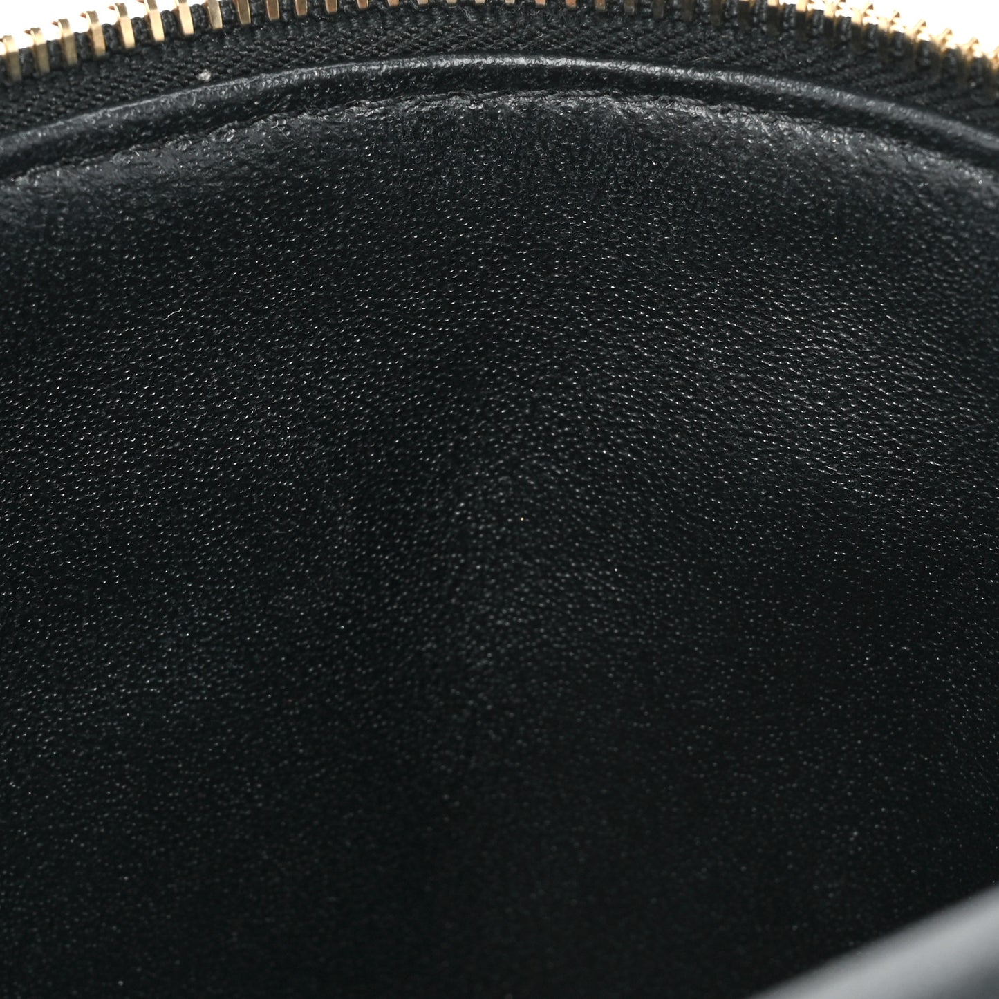 Lambskin Quilted Trendy Vanity Case Black