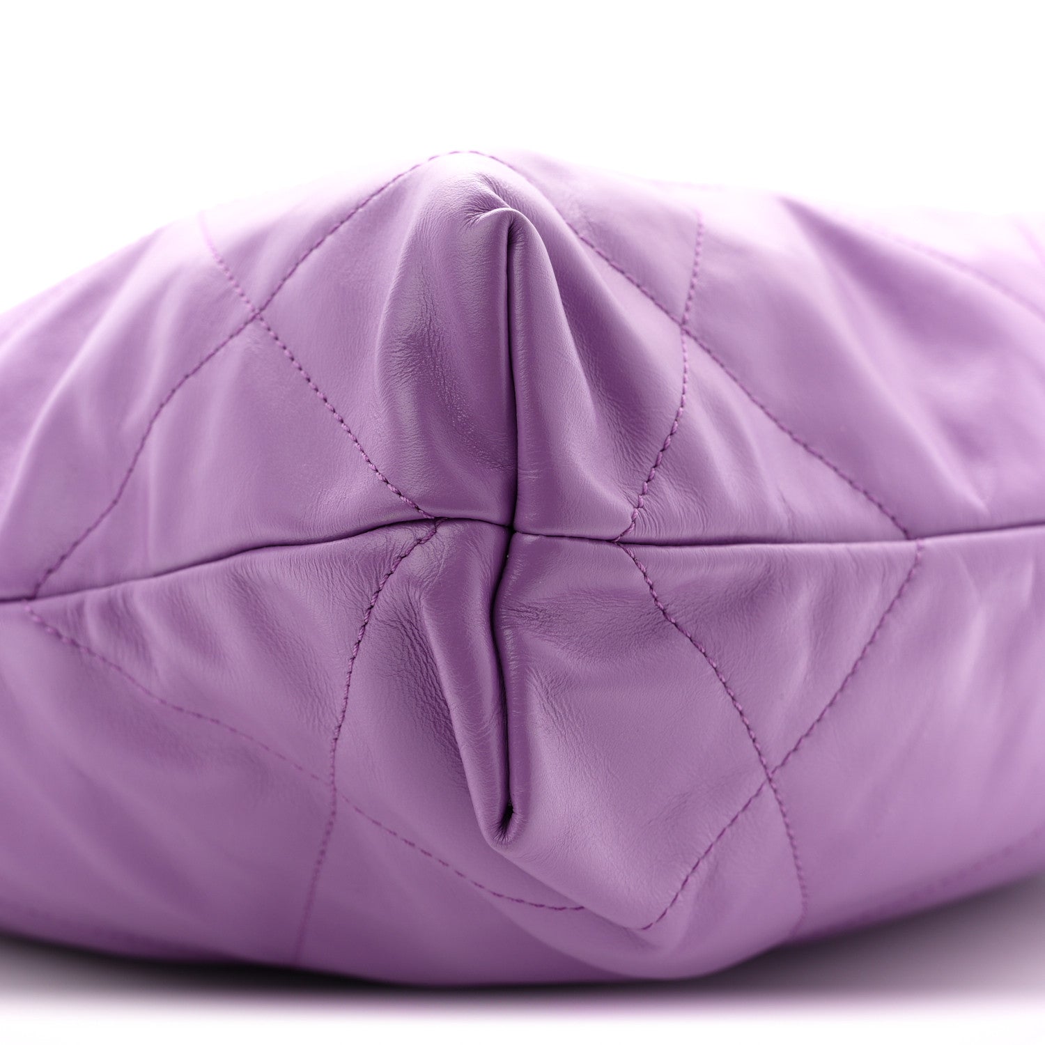 Chanel Shiny Calfskin Quilted Small Chanel 22 Purple 9 of 10