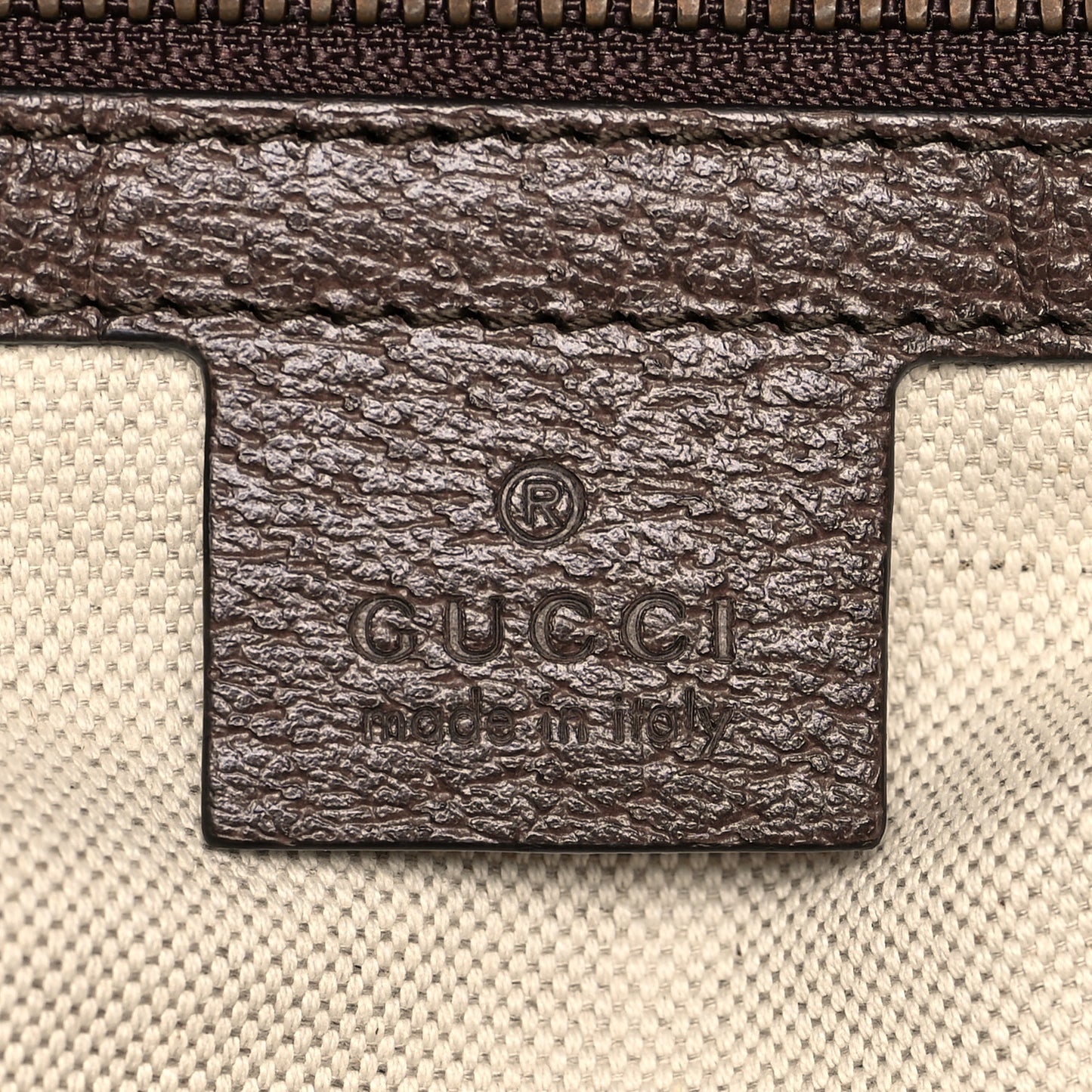 GG Supreme Monogram Calfskin Web Small Ophidia Day Backpack Beige Ebony New Acero